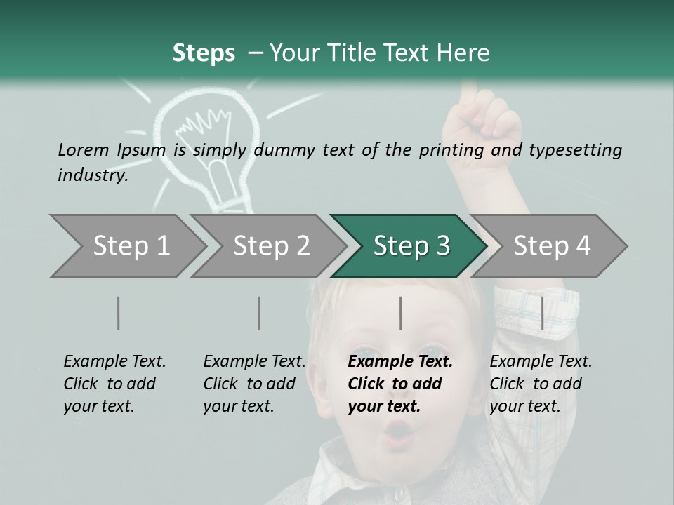 Bulb Class Elementary PowerPoint Template