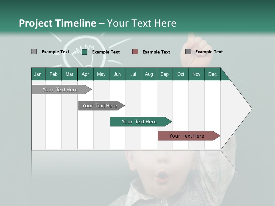 Bulb Class Elementary PowerPoint Template