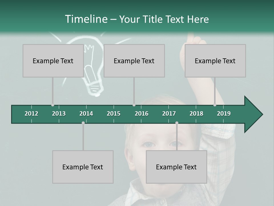 Bulb Class Elementary PowerPoint Template