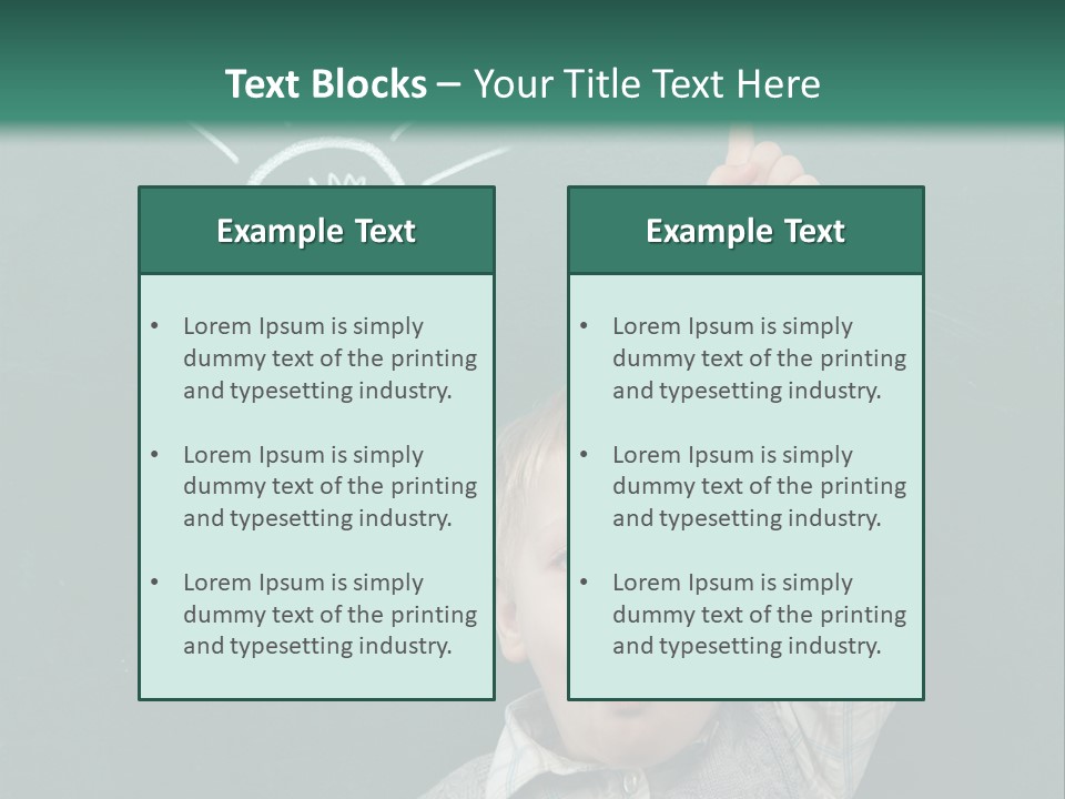 Bulb Class Elementary PowerPoint Template
