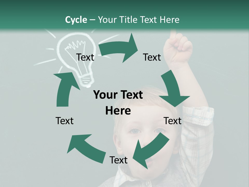 Bulb Class Elementary PowerPoint Template