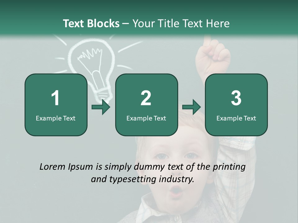 Bulb Class Elementary PowerPoint Template