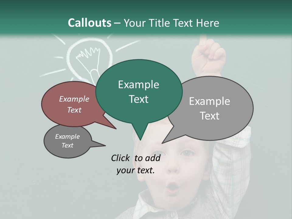 Bulb Class Elementary PowerPoint Template