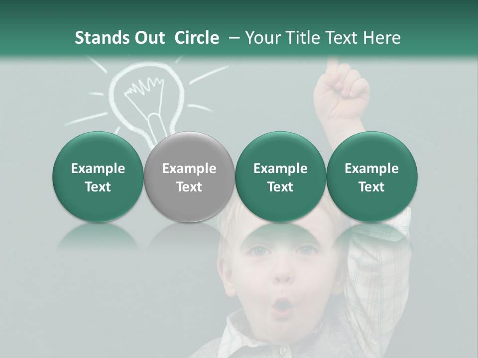 Bulb Class Elementary PowerPoint Template