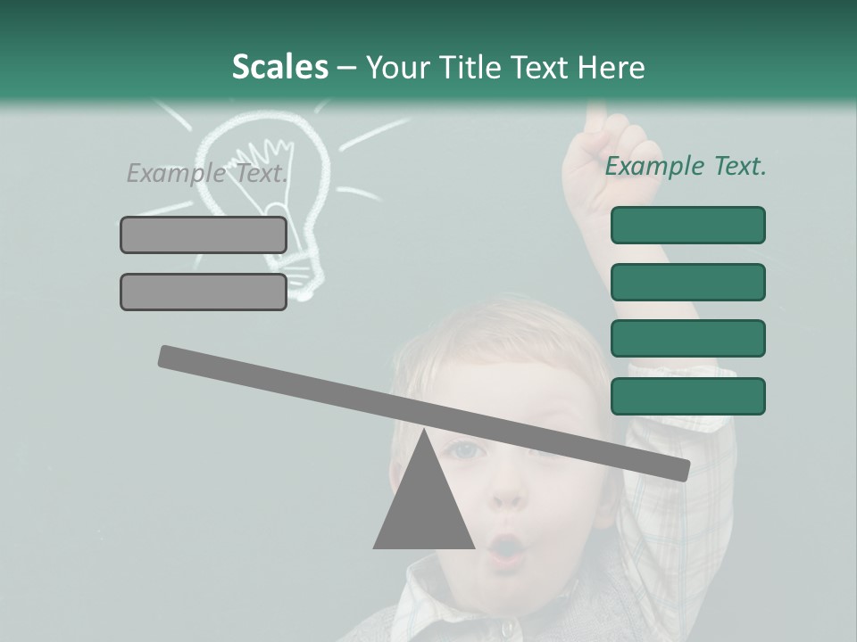 Bulb Class Elementary PowerPoint Template