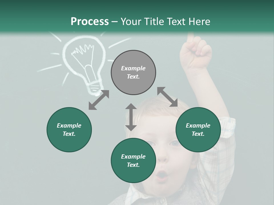 Bulb Class Elementary PowerPoint Template