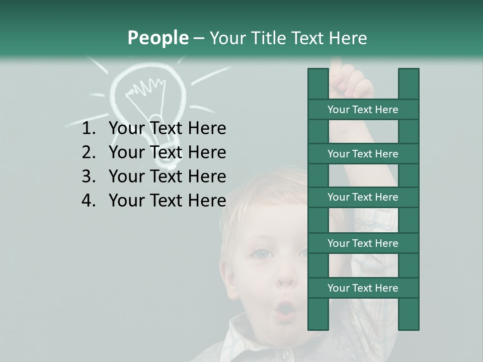 Bulb Class Elementary PowerPoint Template