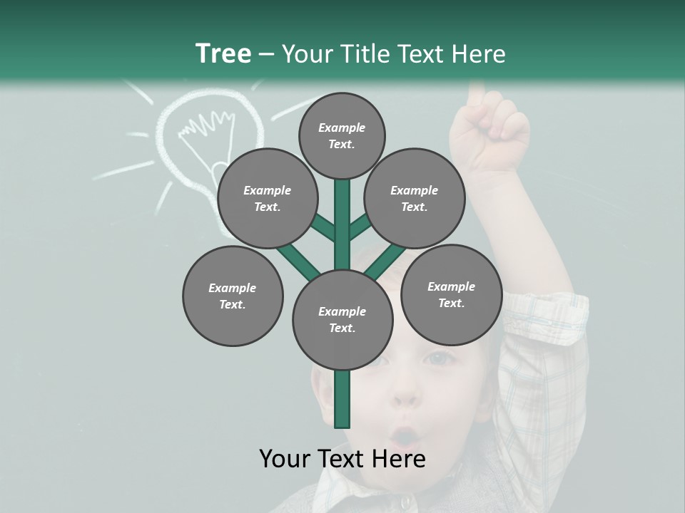 Bulb Class Elementary PowerPoint Template