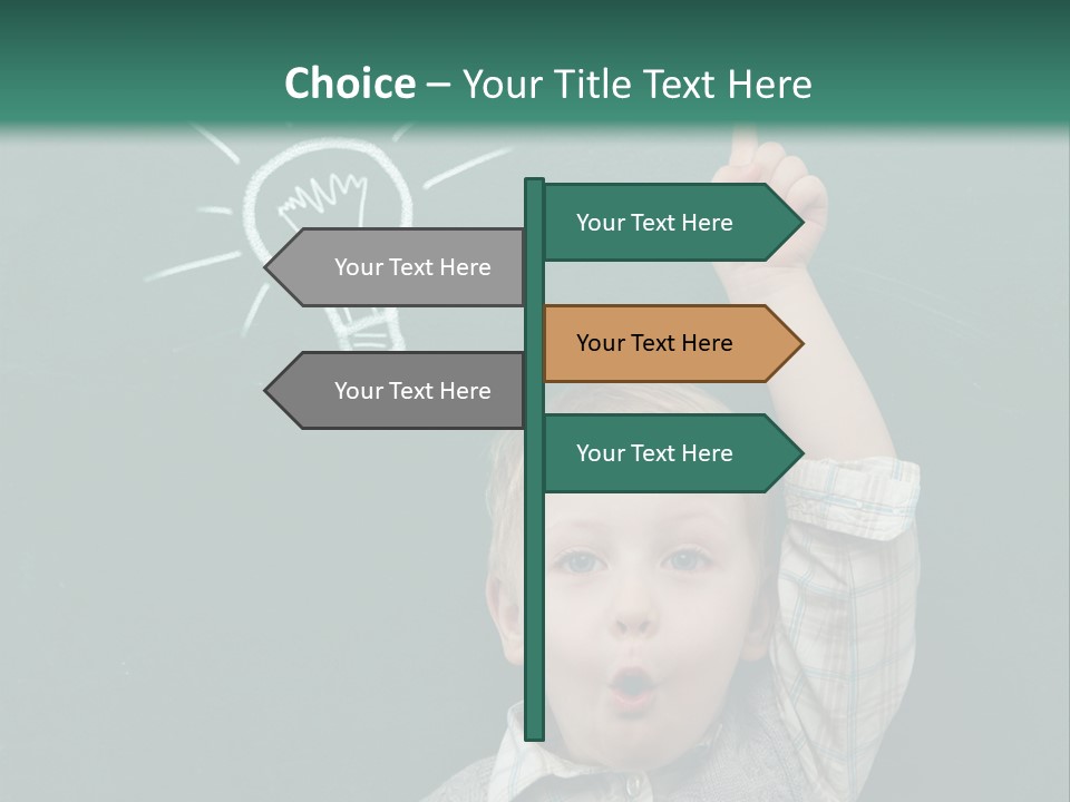 Bulb Class Elementary PowerPoint Template