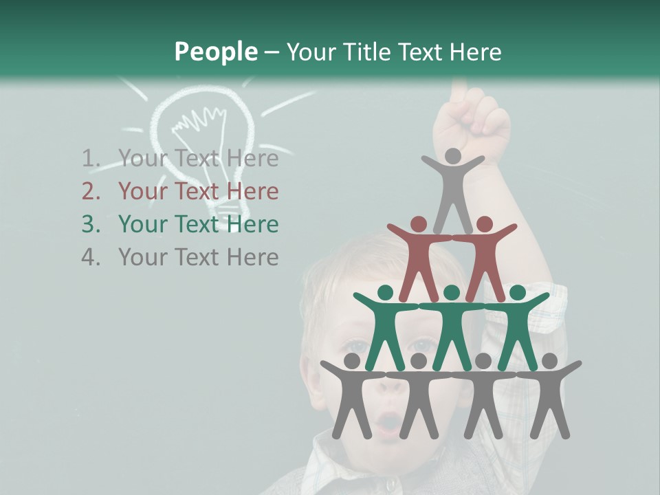 Bulb Class Elementary PowerPoint Template