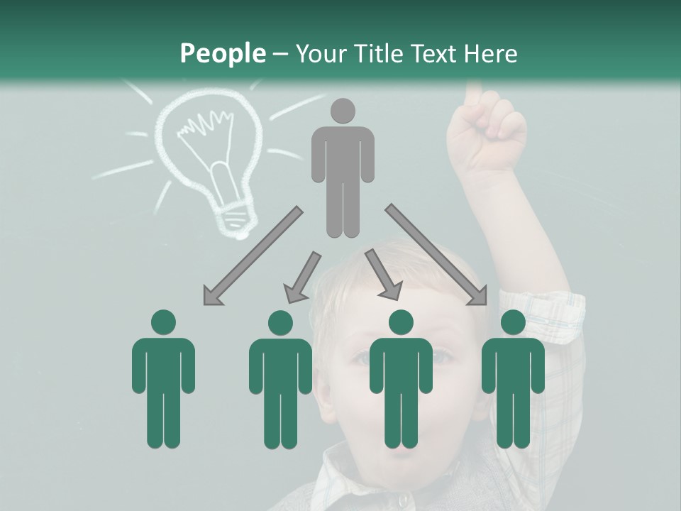 Bulb Class Elementary PowerPoint Template