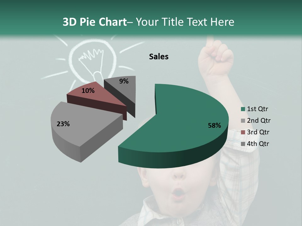 Bulb Class Elementary PowerPoint Template
