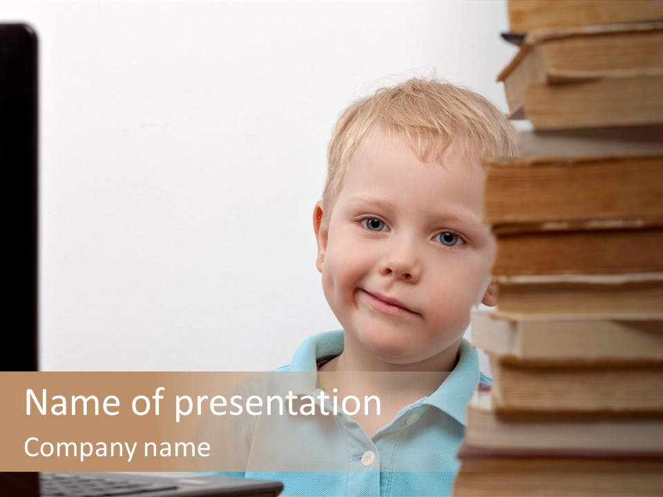 Study Childhood Keen PowerPoint Template