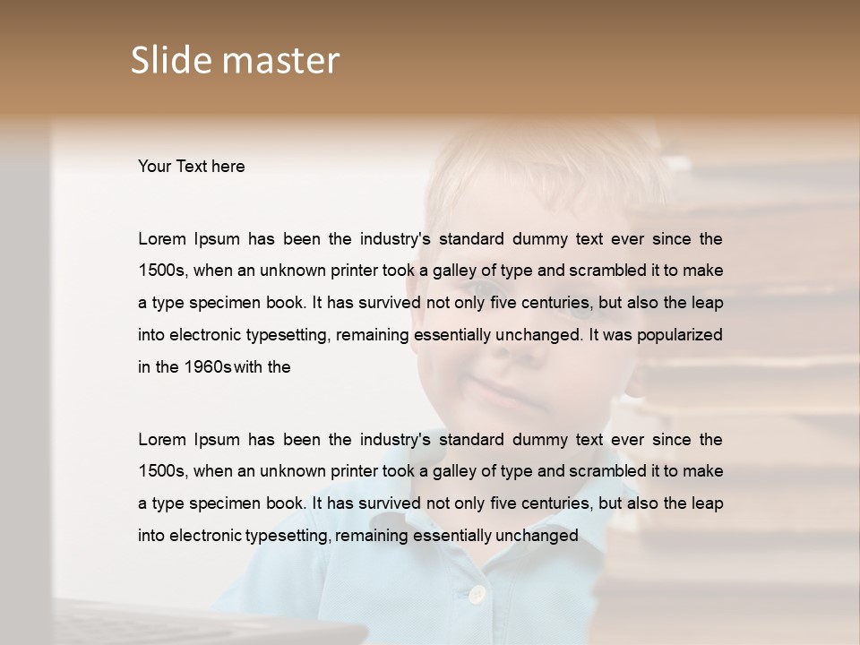 Study Childhood Keen PowerPoint Template