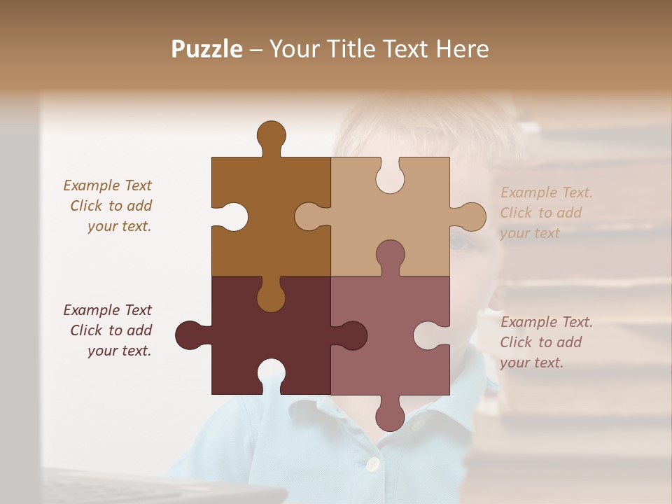 Study Childhood Keen PowerPoint Template