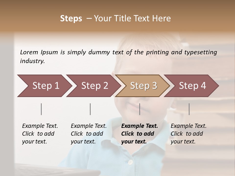 Study Childhood Keen PowerPoint Template