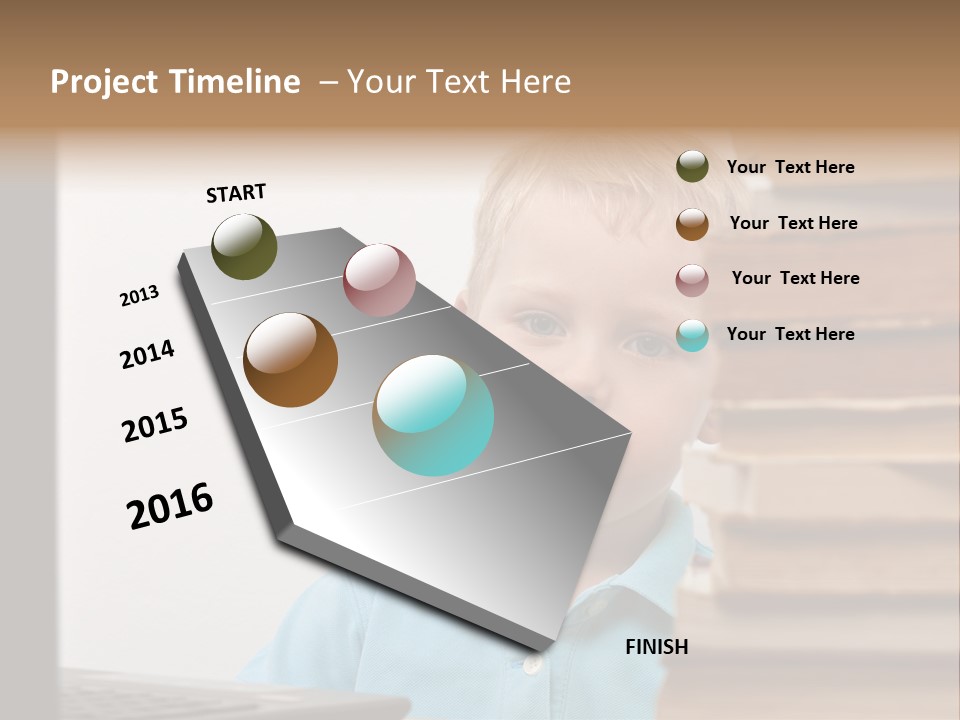 Study Childhood Keen PowerPoint Template