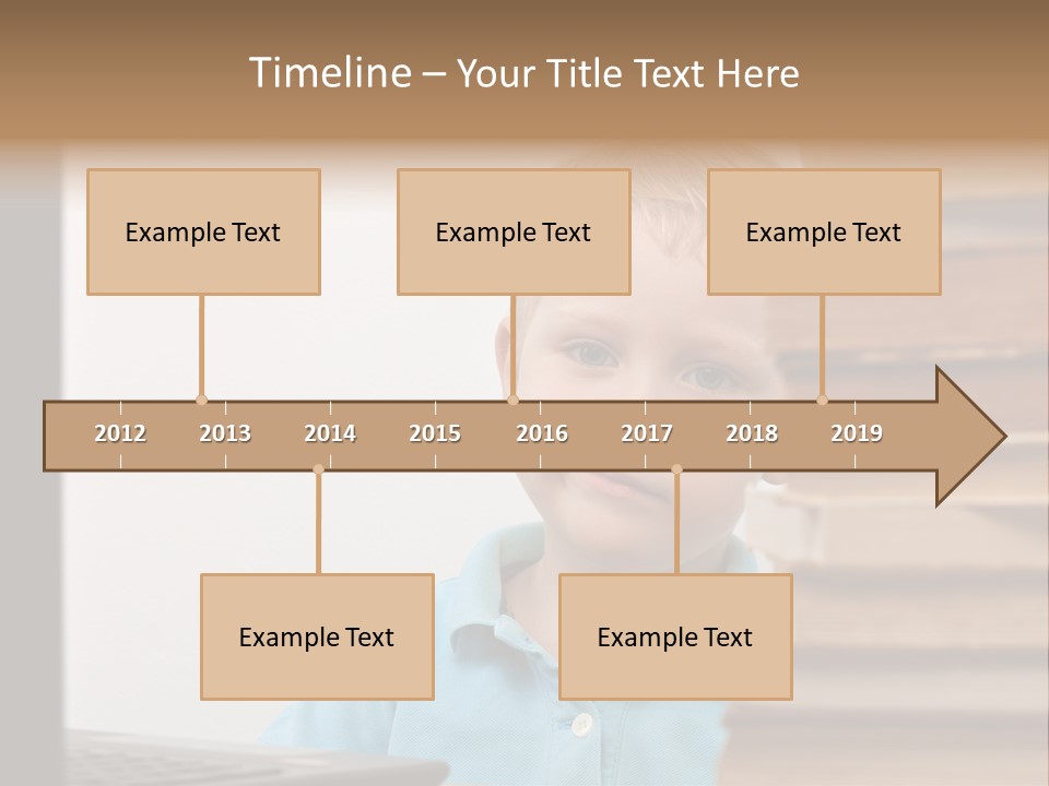 Study Childhood Keen PowerPoint Template