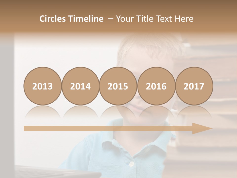 Study Childhood Keen PowerPoint Template