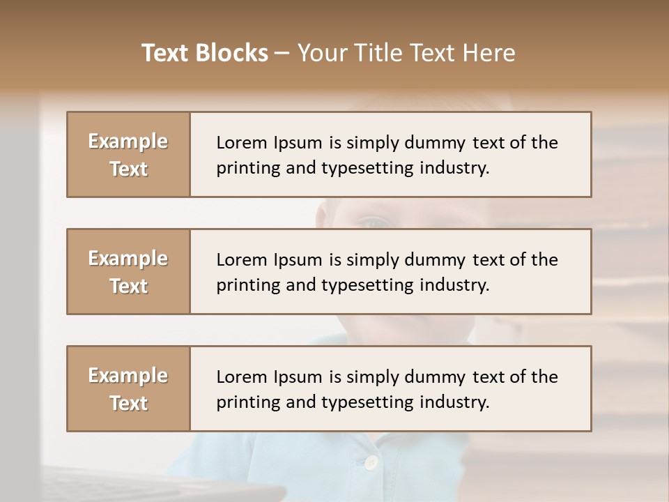 Study Childhood Keen PowerPoint Template