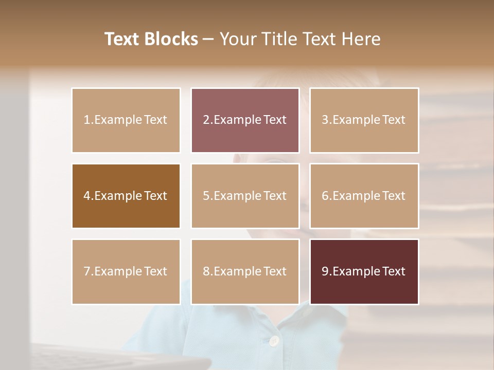 Study Childhood Keen PowerPoint Template