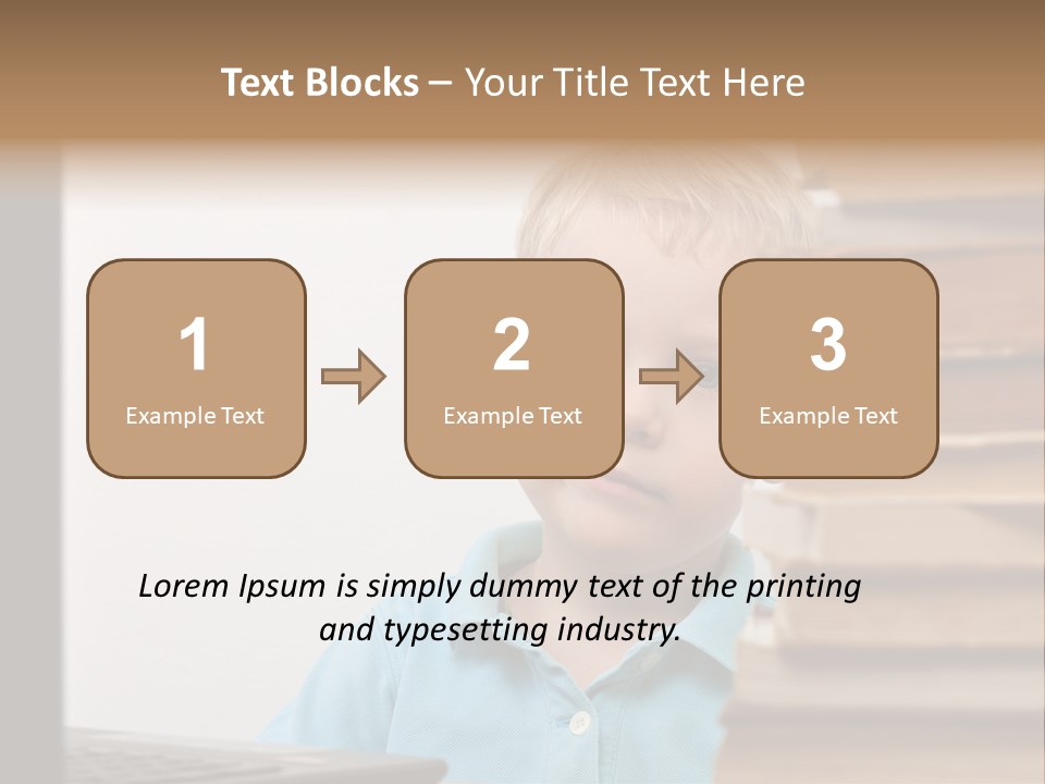 Study Childhood Keen PowerPoint Template