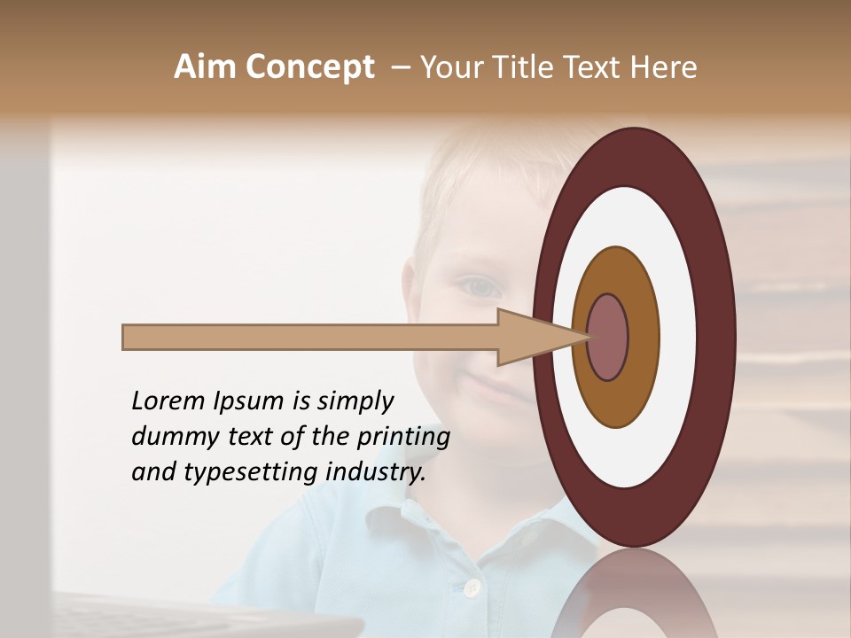 Study Childhood Keen PowerPoint Template