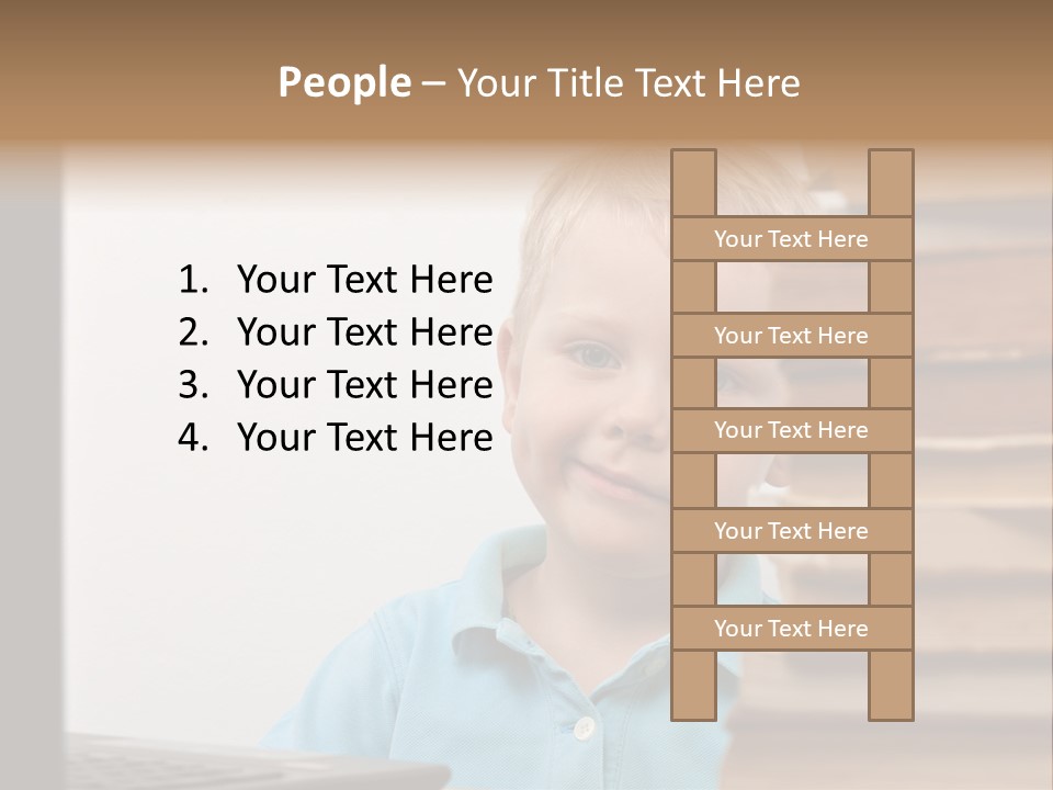 Study Childhood Keen PowerPoint Template