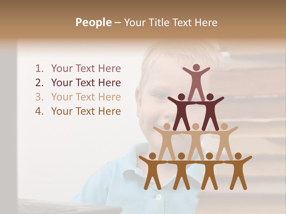 Study Childhood Keen PowerPoint Template