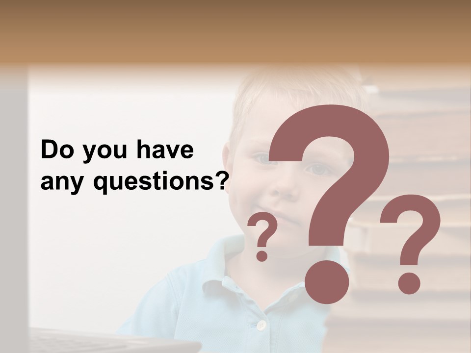 Study Childhood Keen PowerPoint Template