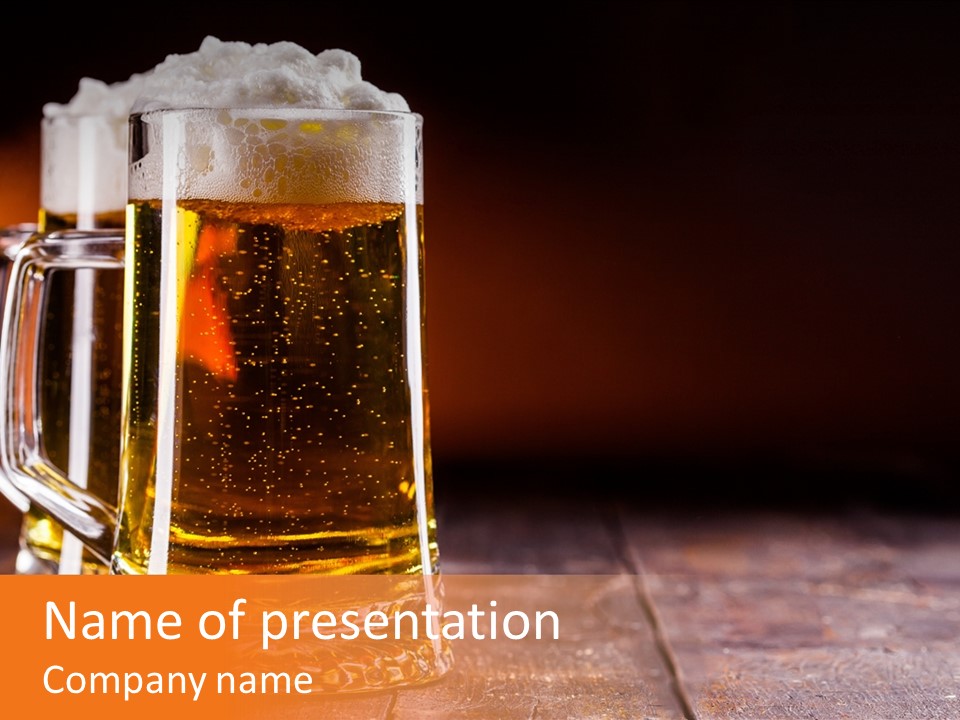 Motion Alcohol Pub PowerPoint Template