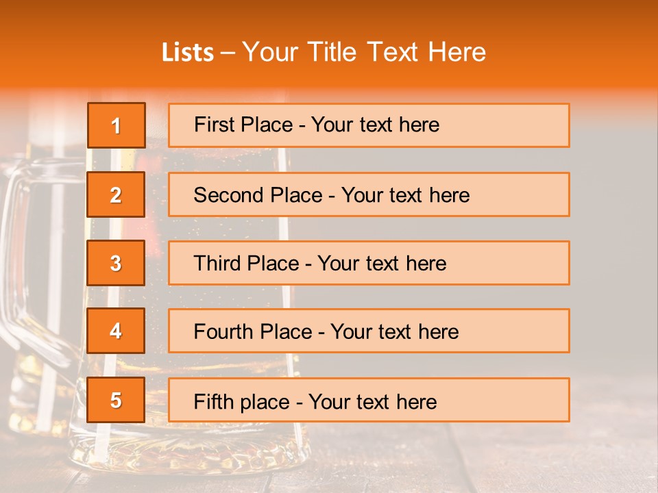 Motion Alcohol Pub PowerPoint Template