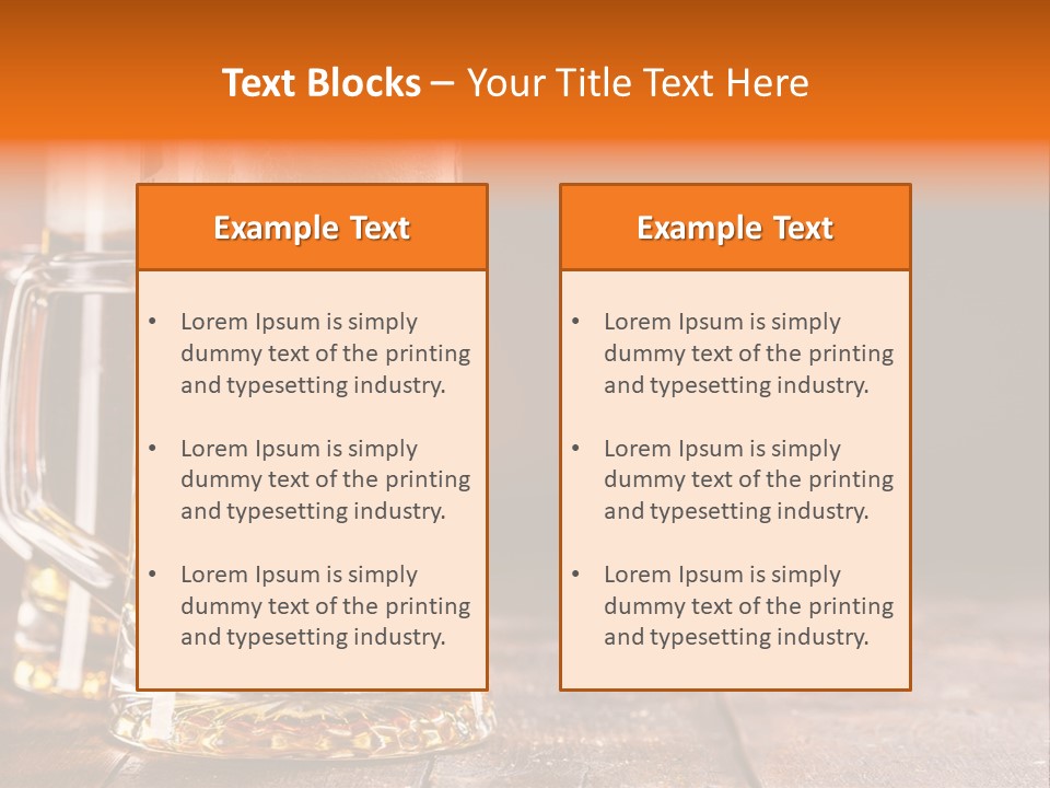 Motion Alcohol Pub PowerPoint Template