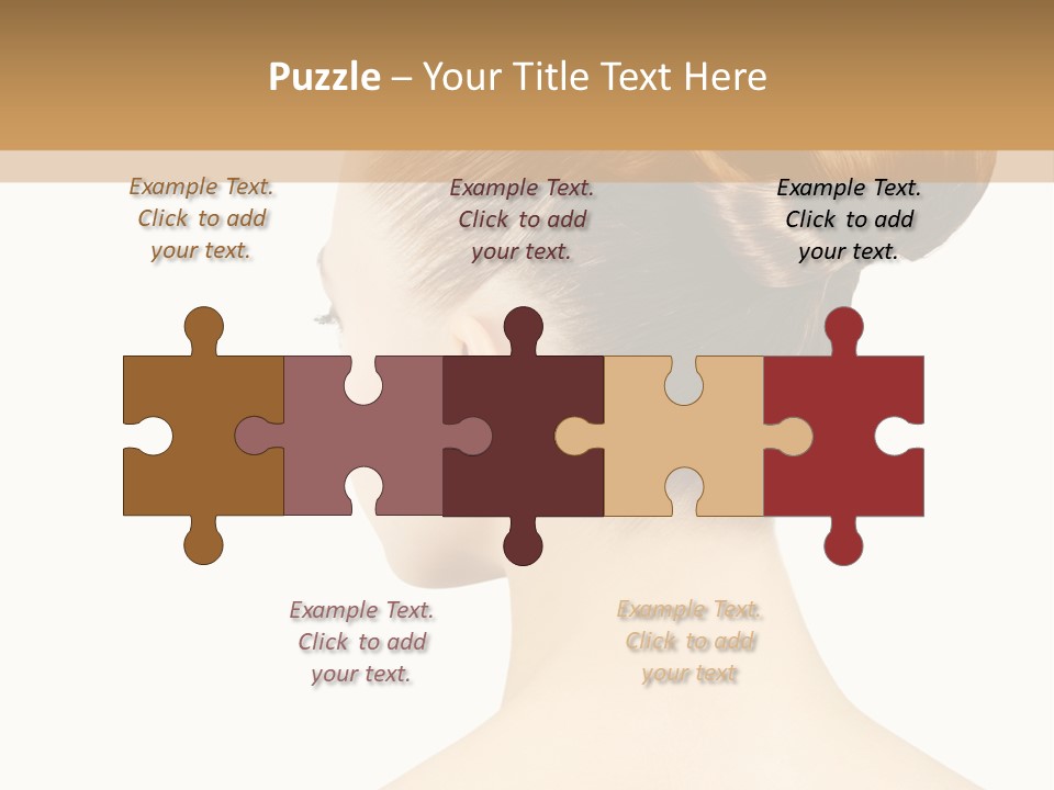 Model Creative Beauty PowerPoint Template