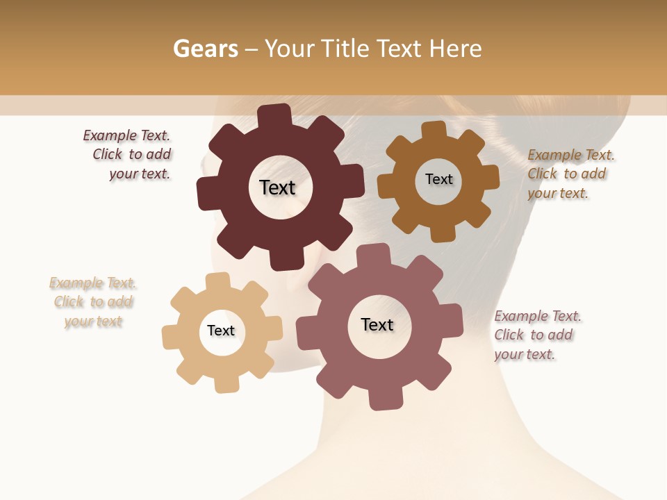 Model Creative Beauty PowerPoint Template