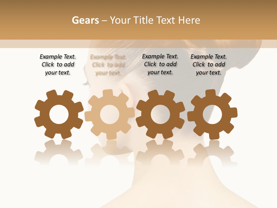 Model Creative Beauty PowerPoint Template