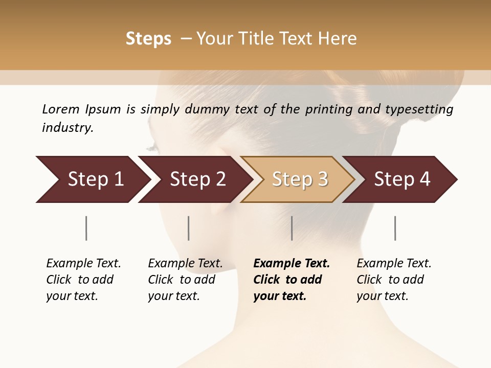 Model Creative Beauty PowerPoint Template