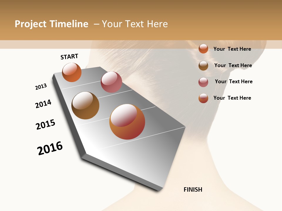 Model Creative Beauty PowerPoint Template