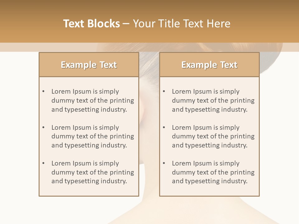 Model Creative Beauty PowerPoint Template