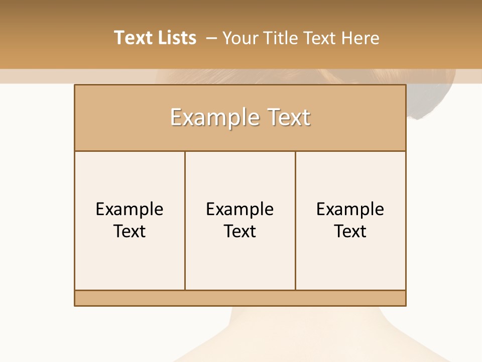Model Creative Beauty PowerPoint Template