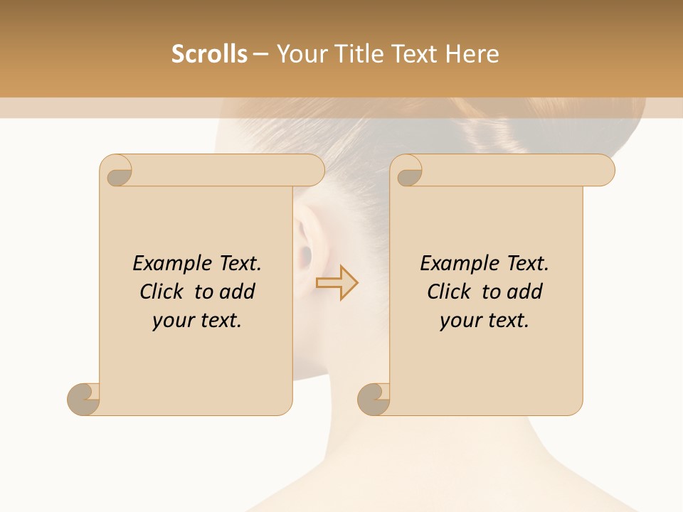 Model Creative Beauty PowerPoint Template