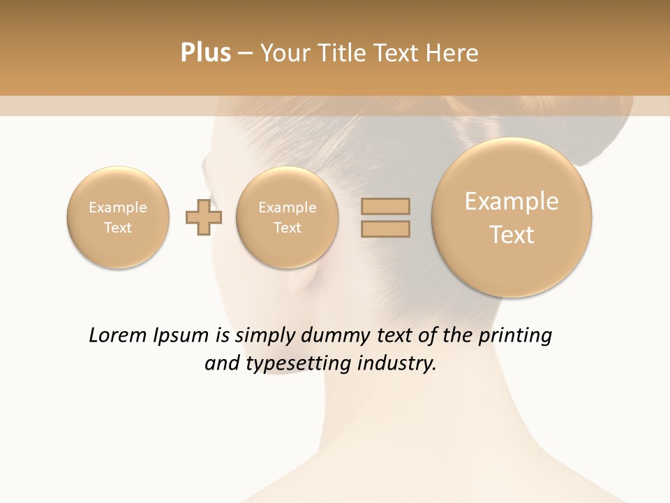 Model Creative Beauty PowerPoint Template