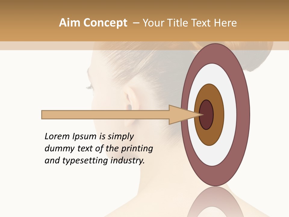 Model Creative Beauty PowerPoint Template