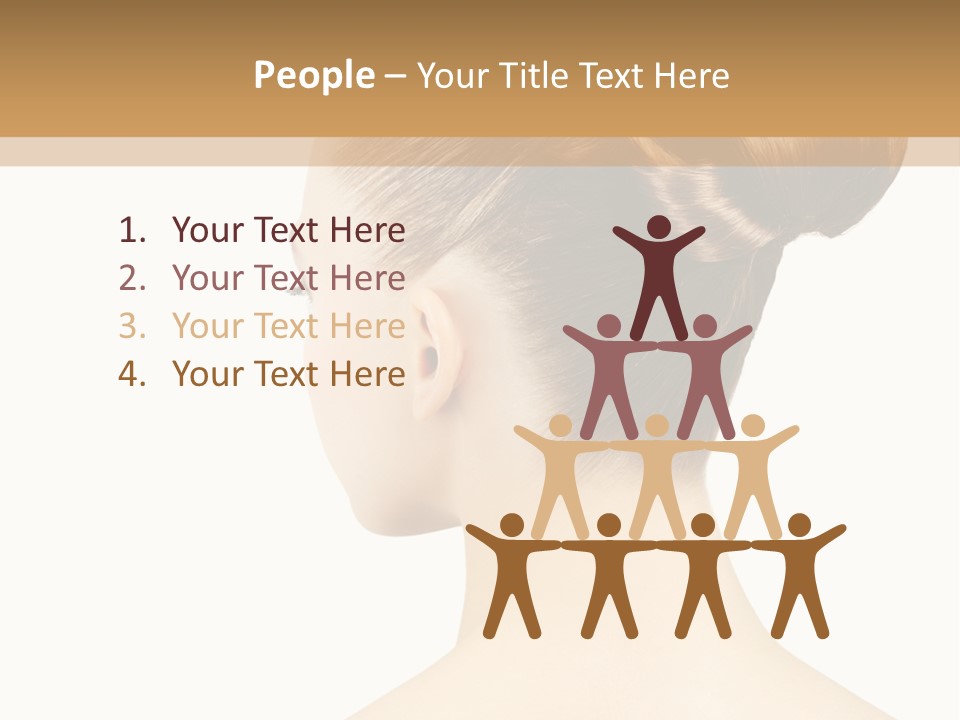 Model Creative Beauty PowerPoint Template