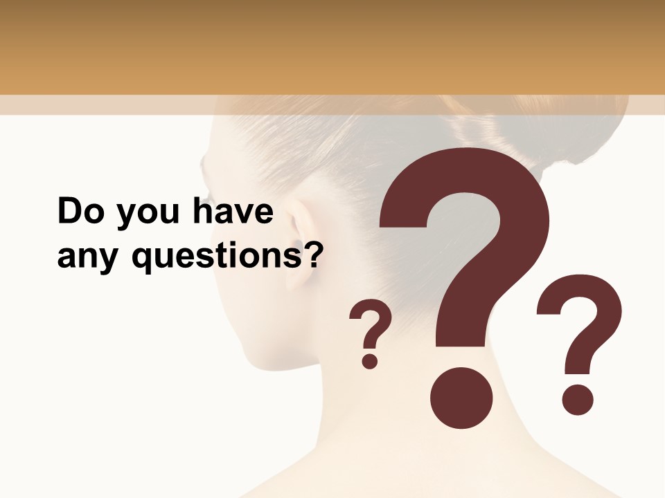 Model Creative Beauty PowerPoint Template