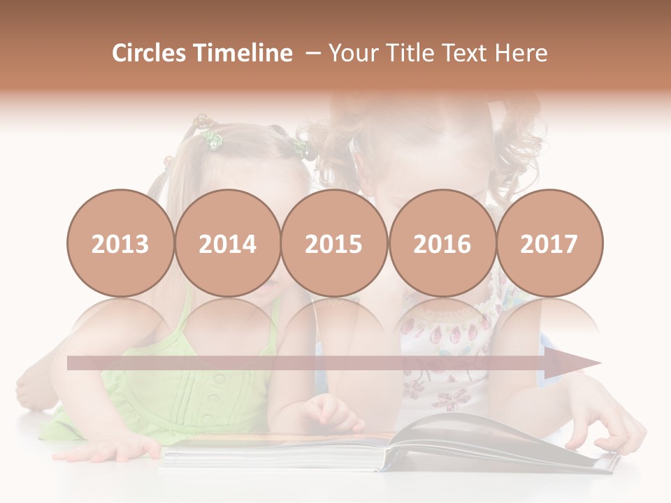 Enjoying Lying Schoolgirl PowerPoint Template