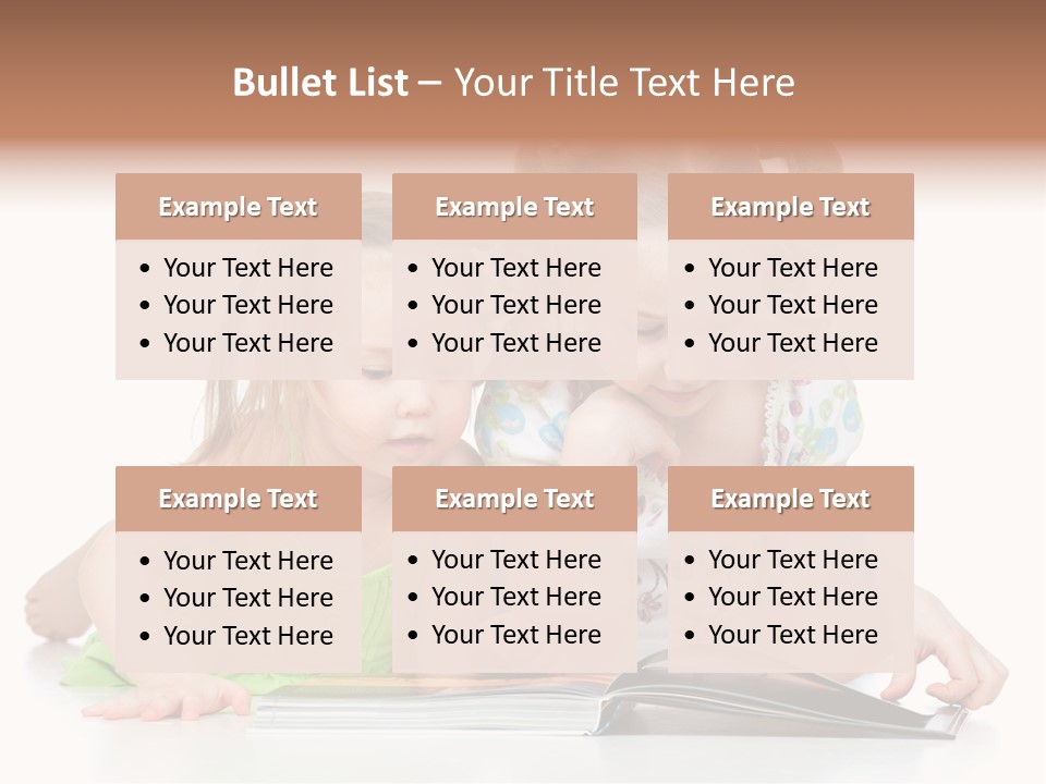 Enjoying Lying Schoolgirl PowerPoint Template