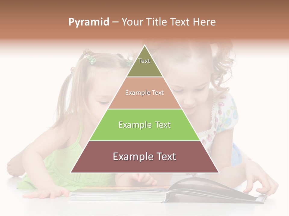 Enjoying Lying Schoolgirl PowerPoint Template