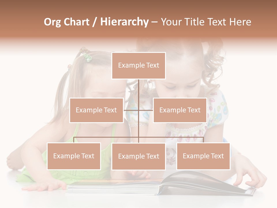 Enjoying Lying Schoolgirl PowerPoint Template