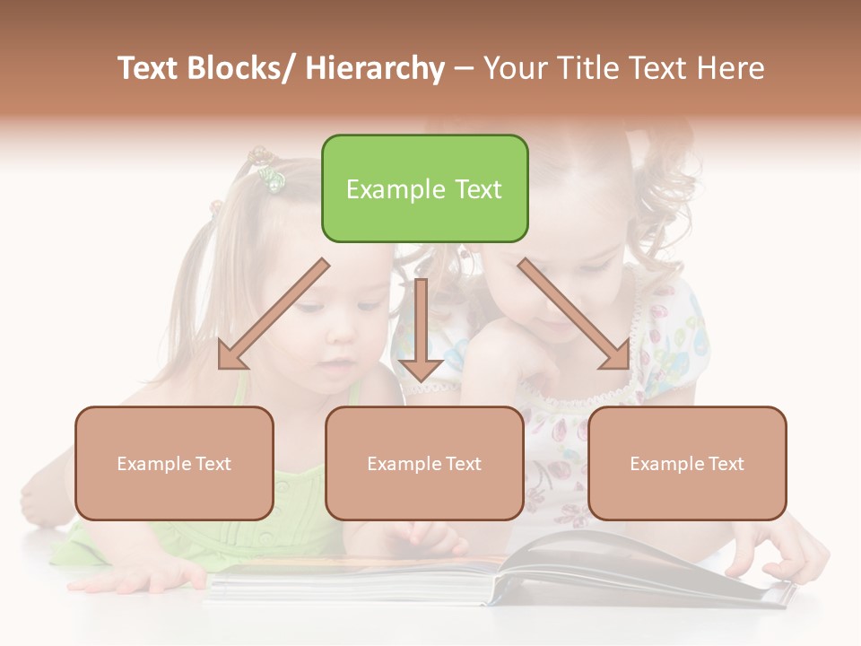 Enjoying Lying Schoolgirl PowerPoint Template
